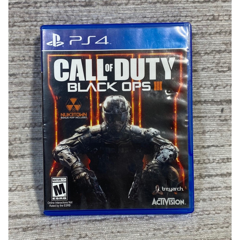 Call of Duty Black Ops III Sony PlayStation 4 PS4 Activision Treyarch 3001294-AC